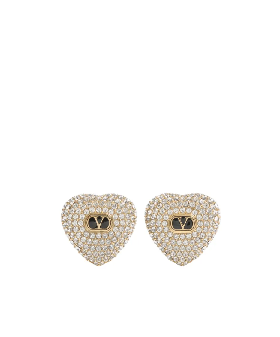 Coeur Royal Metal, Enamel And Swarovski® Crystal Earrings