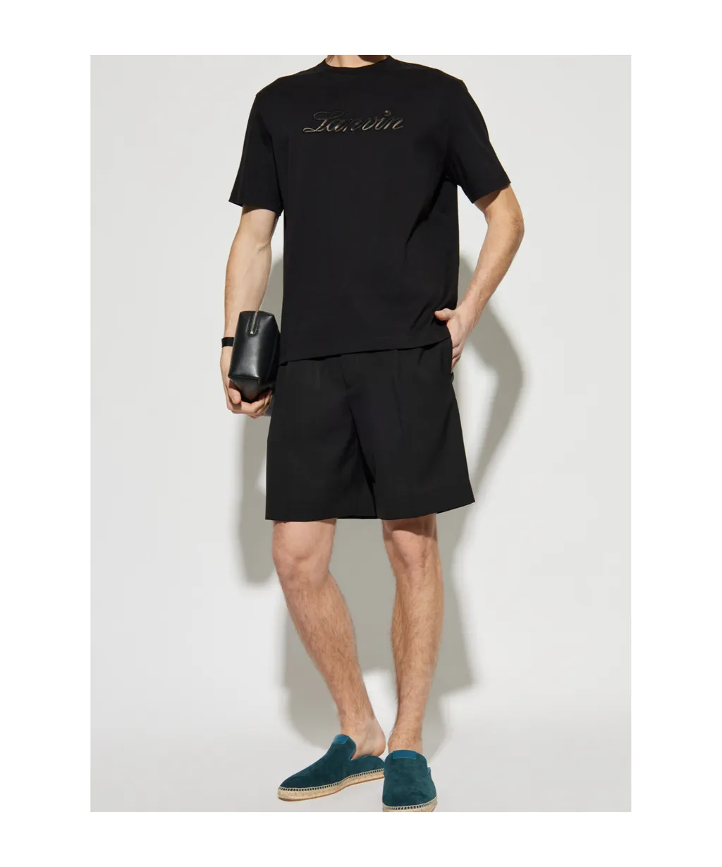 Lanvin Logo Denim T-Shirt