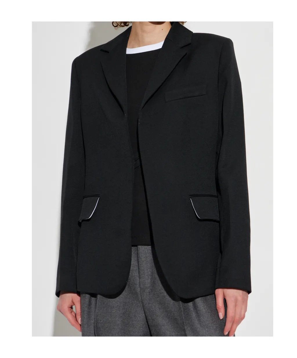 Victoria Beckham Long Sleeved Tux Blazer