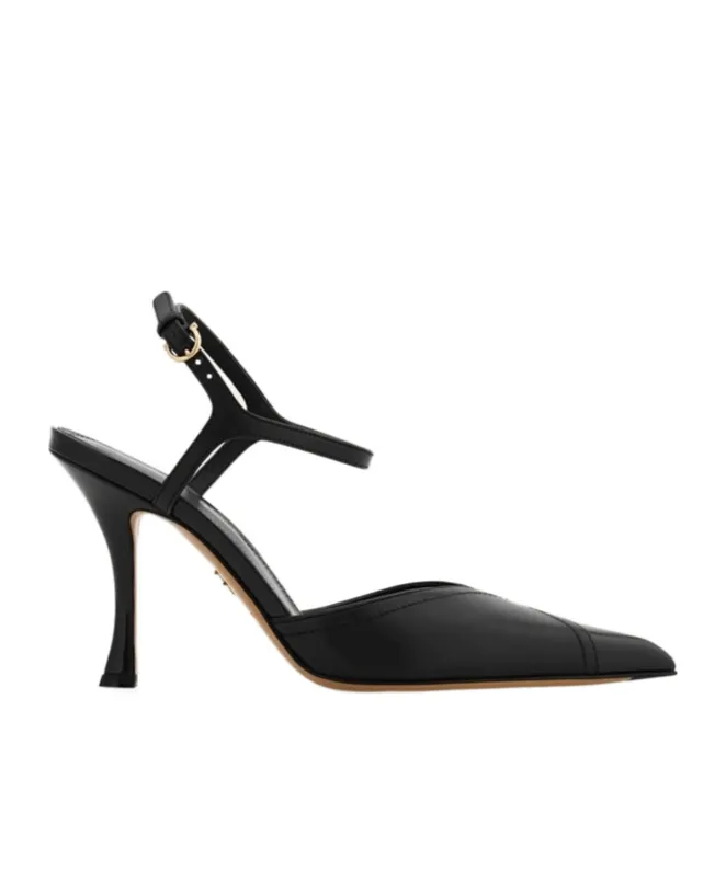 95Mm Leather Pumps