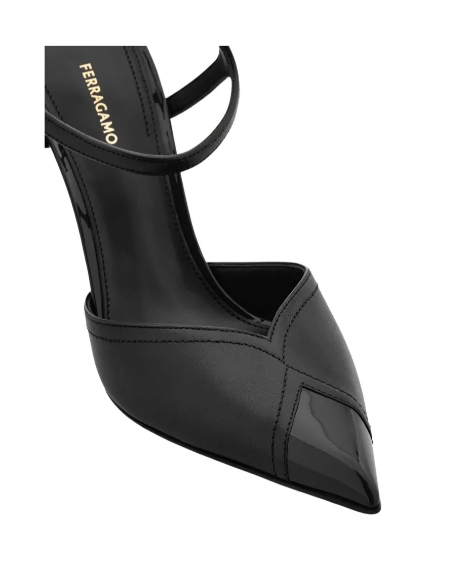95Mm Leather Pumps