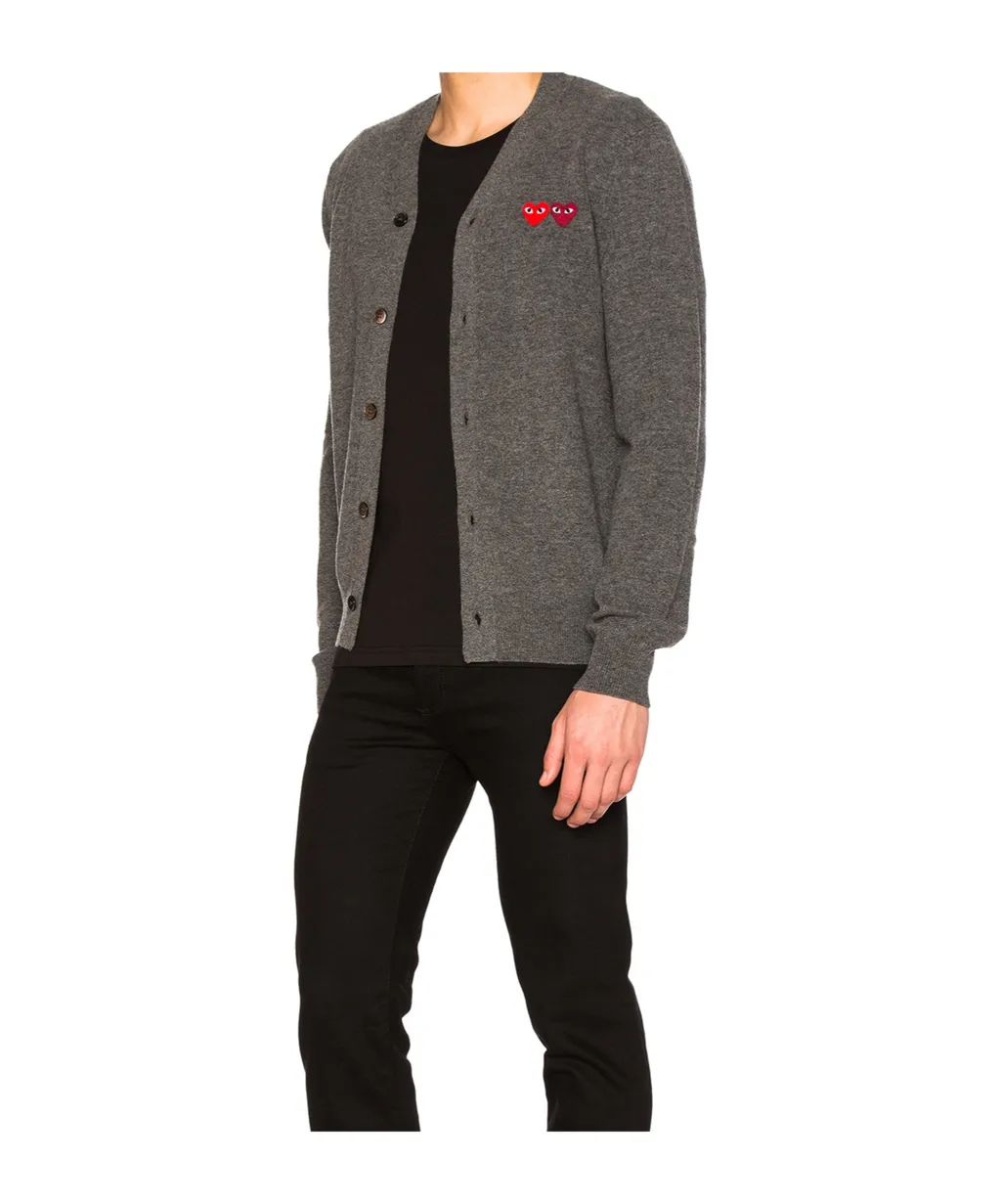 Long-Sleeved Wool Cardigan