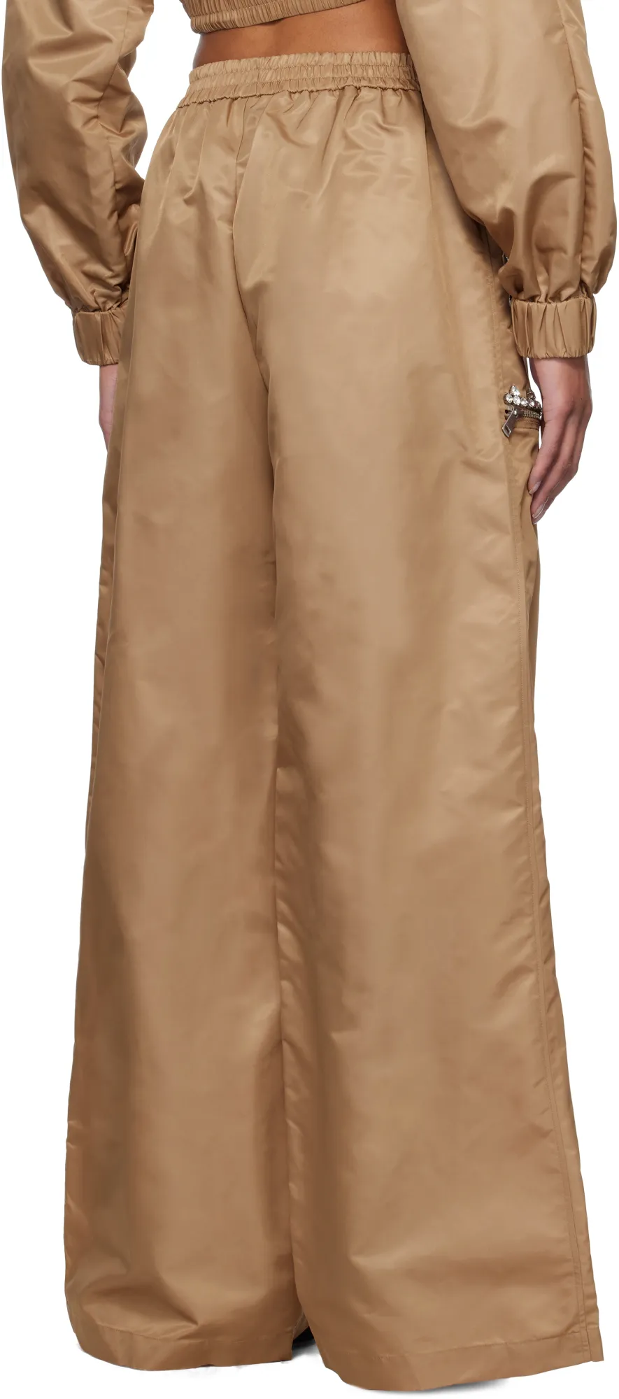 Crystal Slit Track Pants