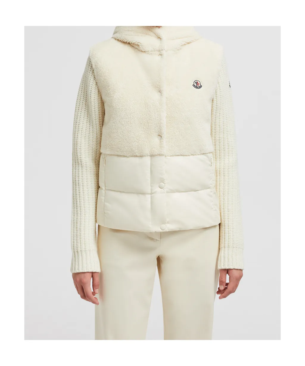 Moncler Floy Teddy Hooded Down Gilet