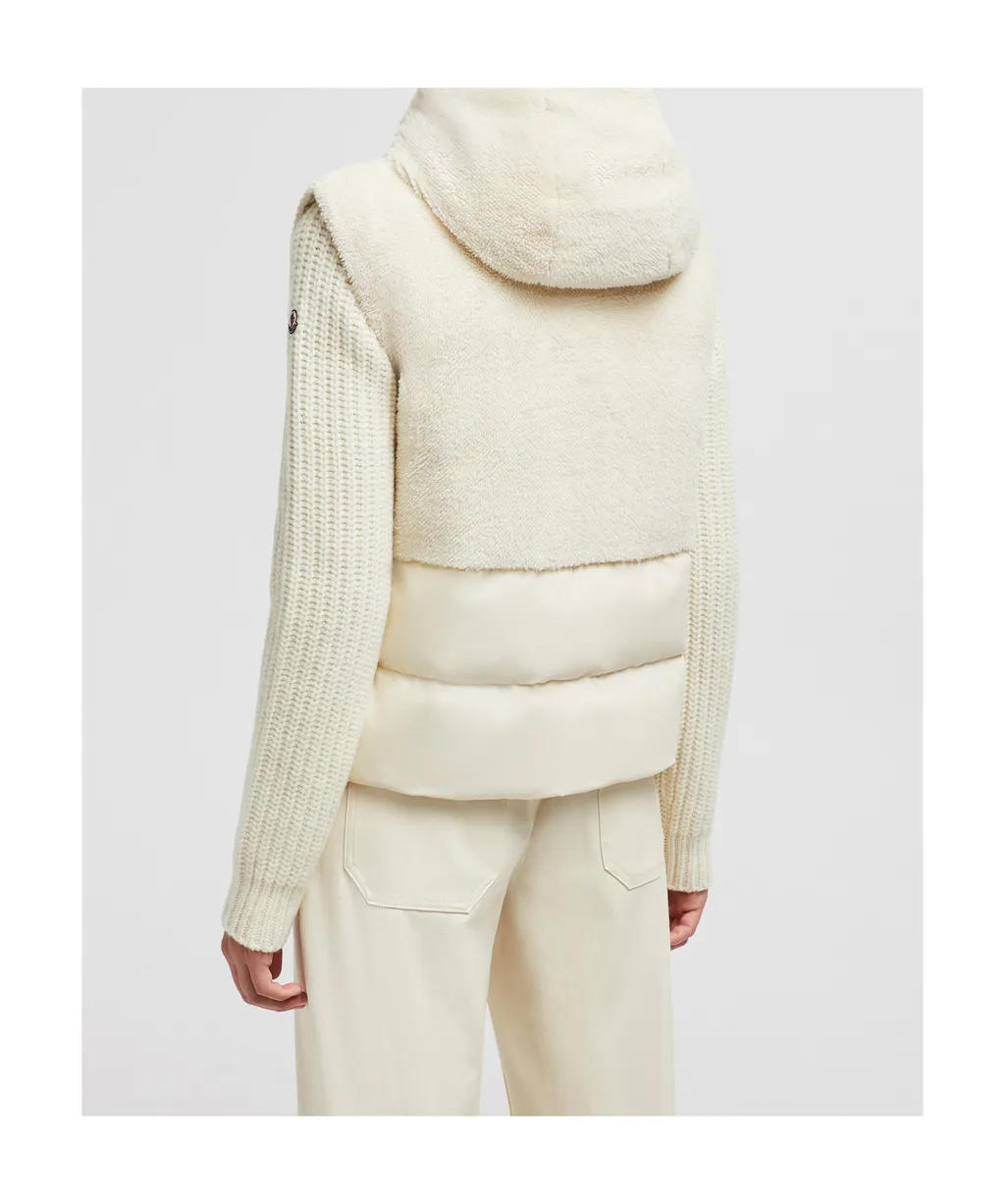 Moncler Floy Teddy Hooded Down Gilet