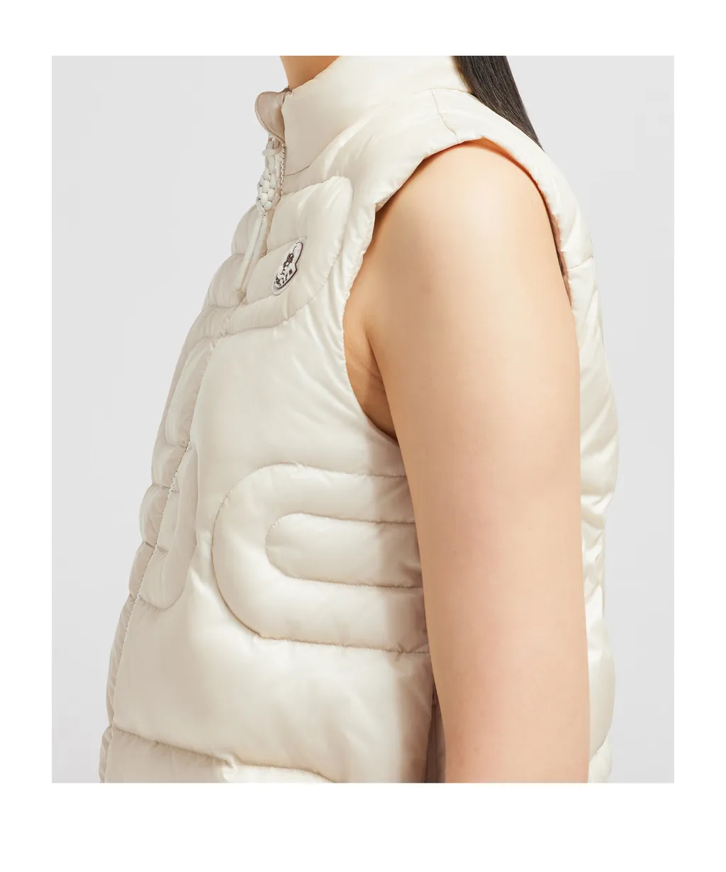 Moncler Xihu Logo Patch Down Vest