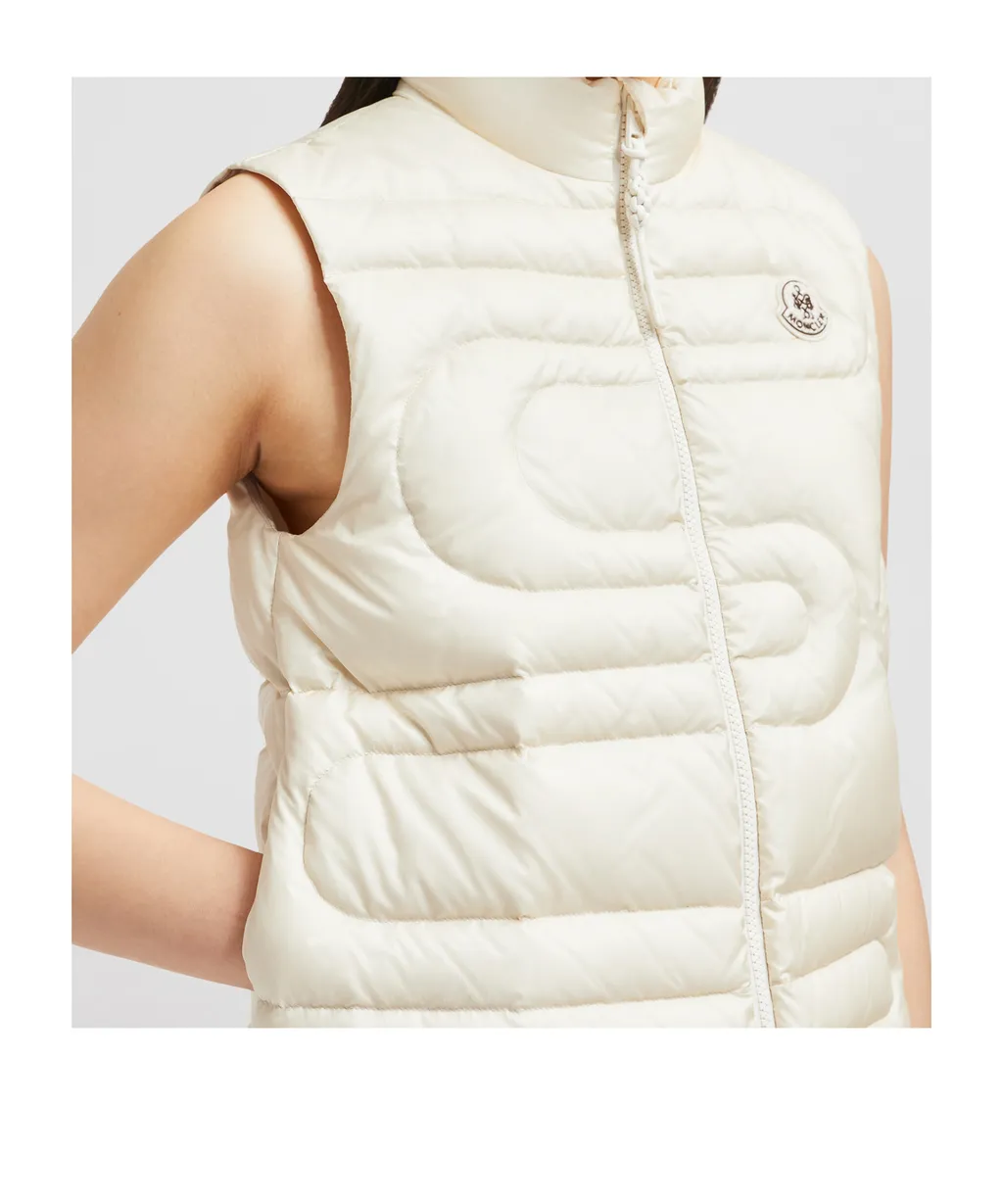 Moncler Xihu Logo Patch Down Vest
