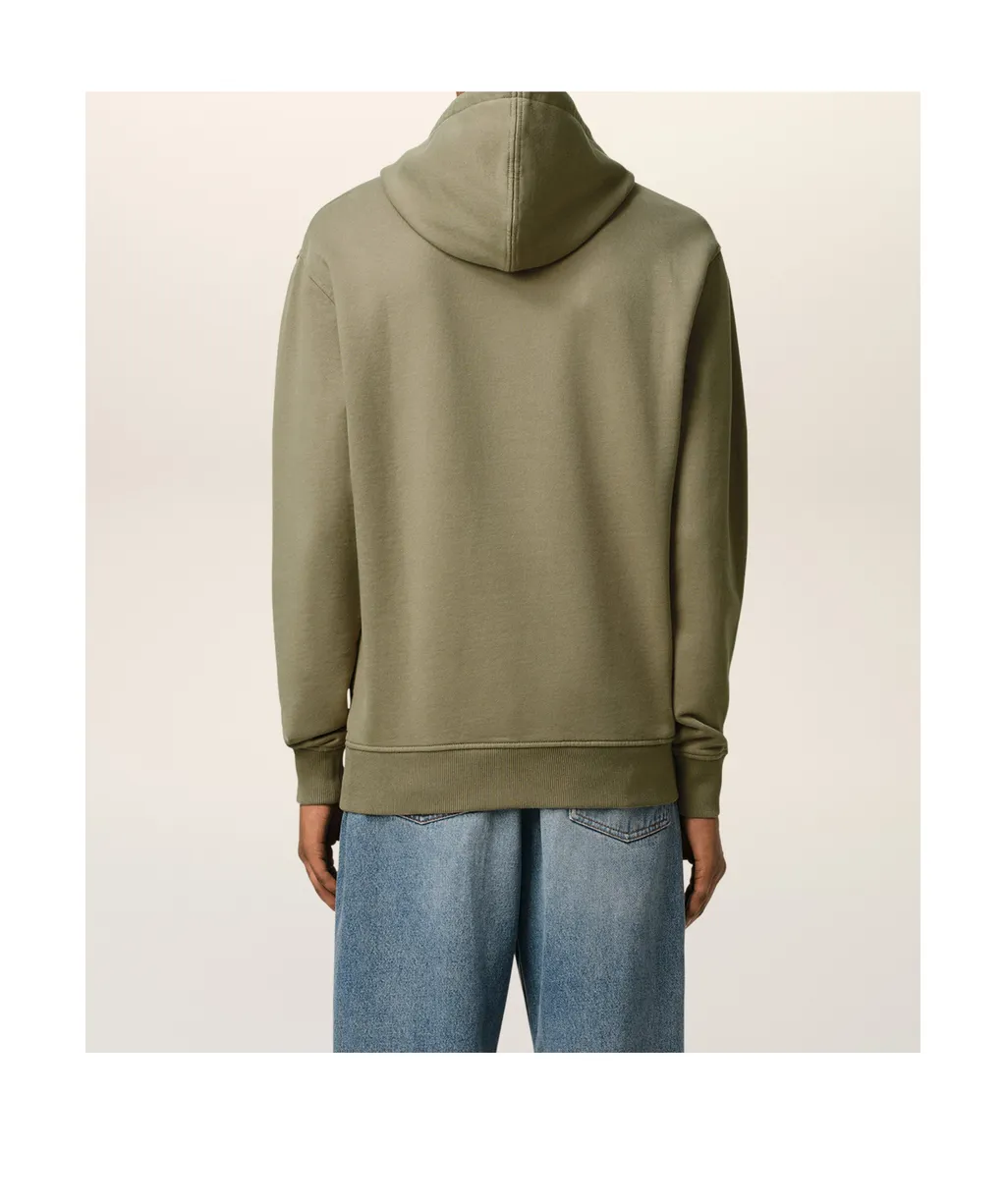 Ami Paris Ami De Coeur Logo-Embroidered Drawstring Hoodie