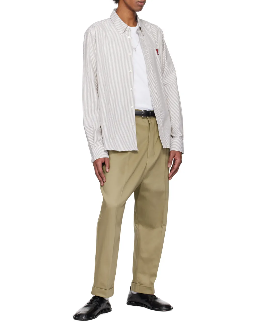 Ami Paris Oversized Carrot Trousers
