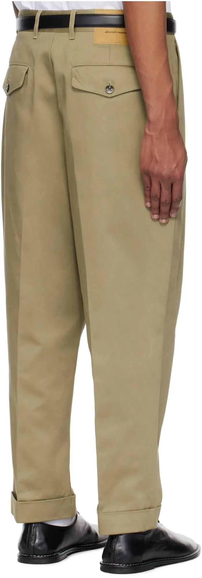Ami Paris Oversized Carrot Trousers