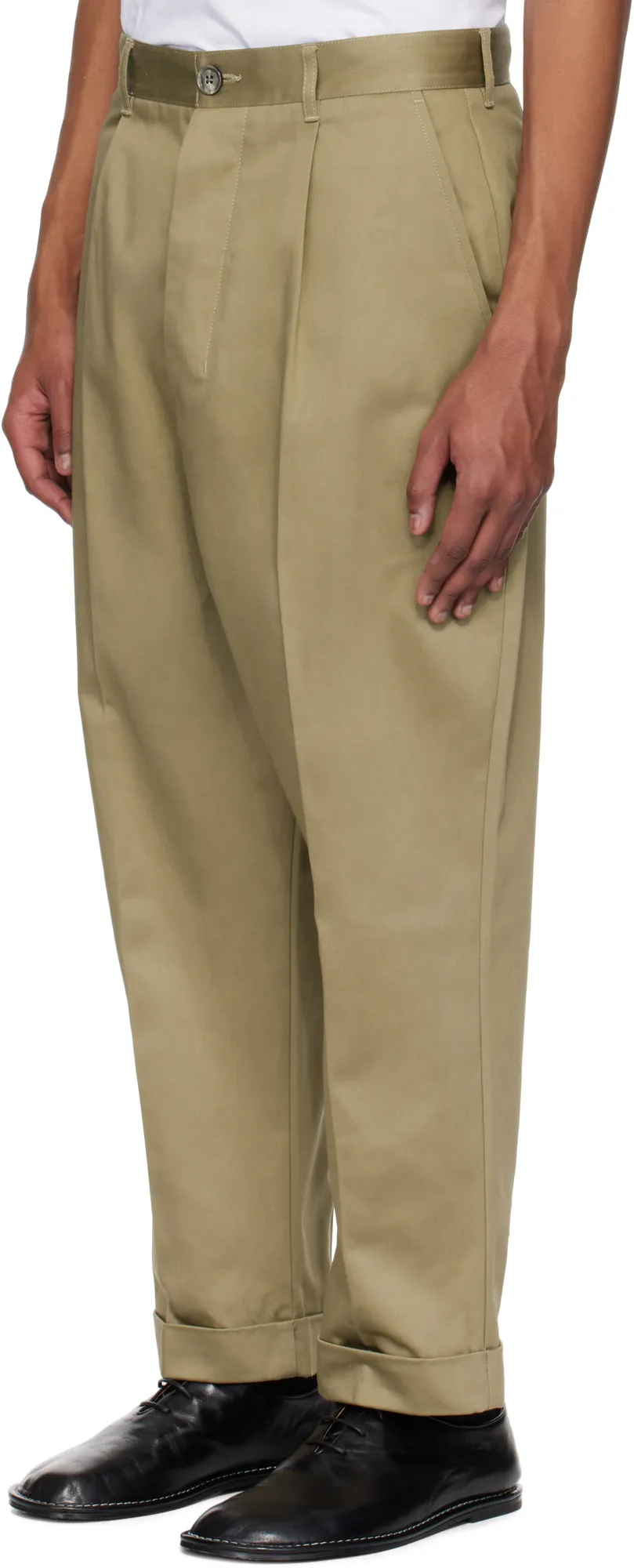 Ami Paris Oversized Carrot Trousers