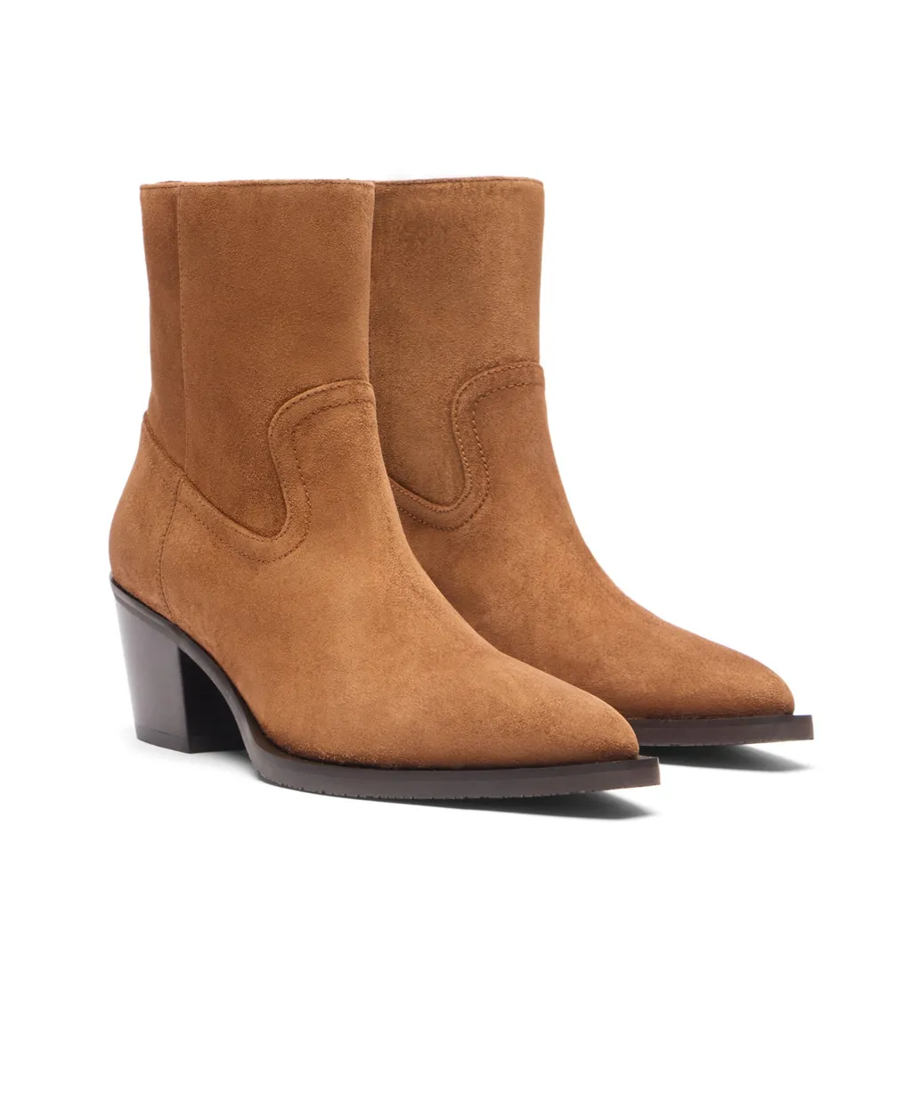 Thick Heeled Short Boots