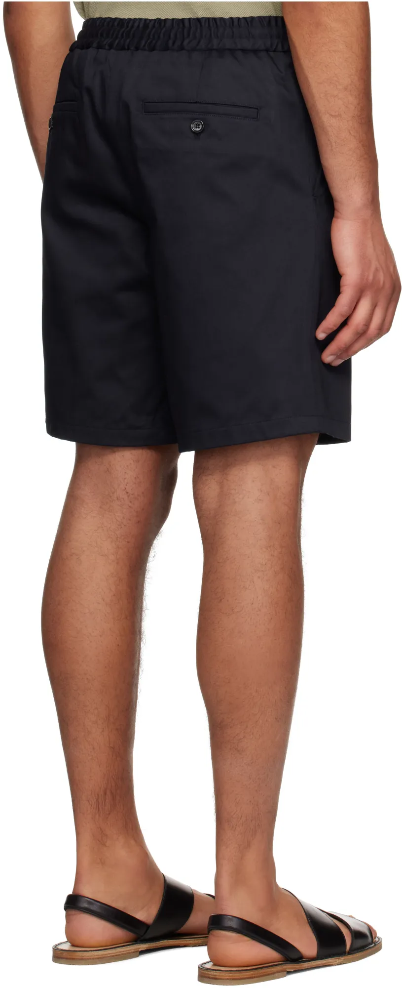 Ami Elasticated-Waist Shorts