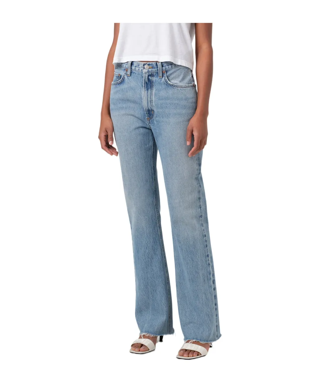 Agolde Leena High-Rise Flared-Leg Jeans