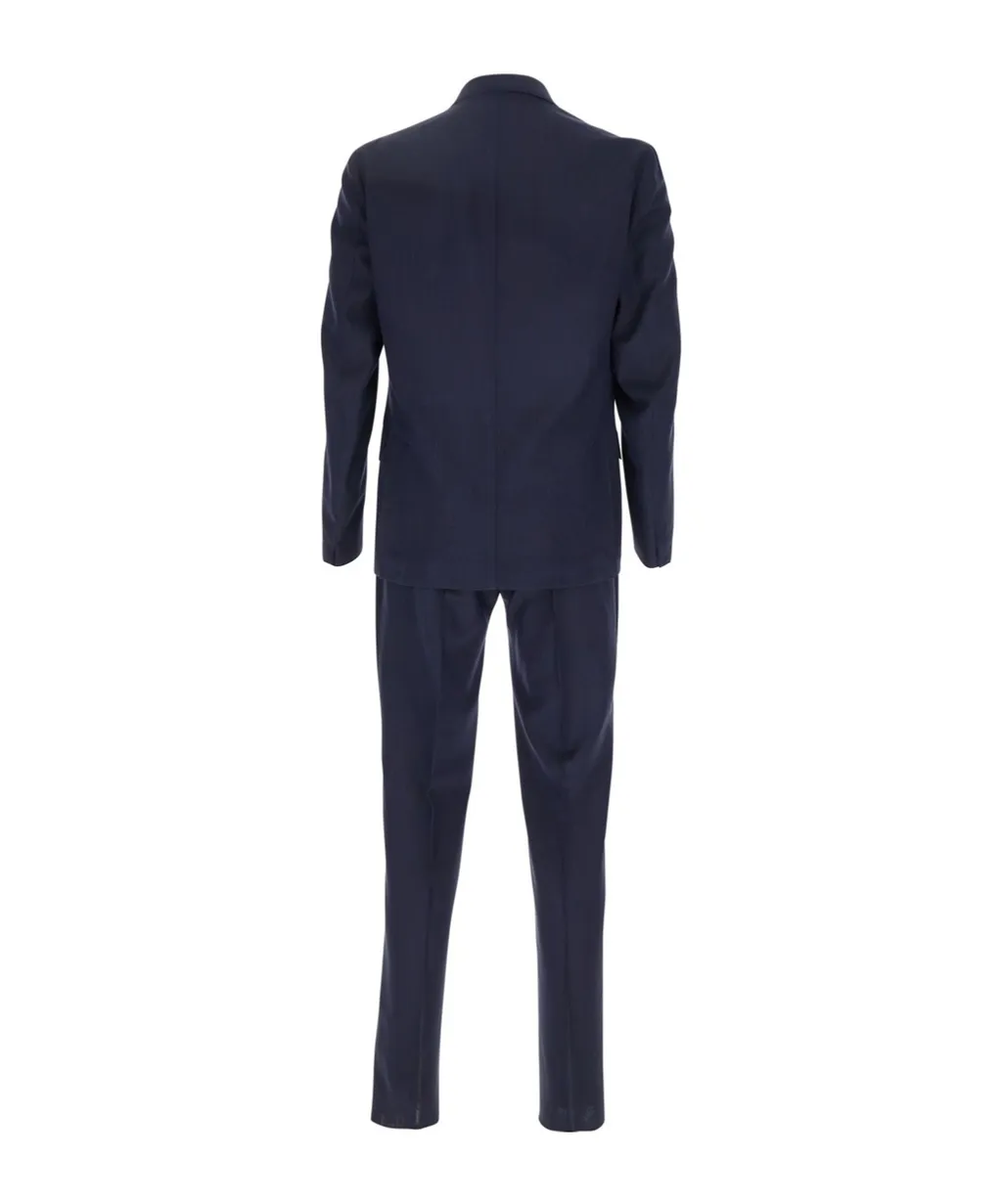Eleventy Jewel Button Double-Breasted Suits