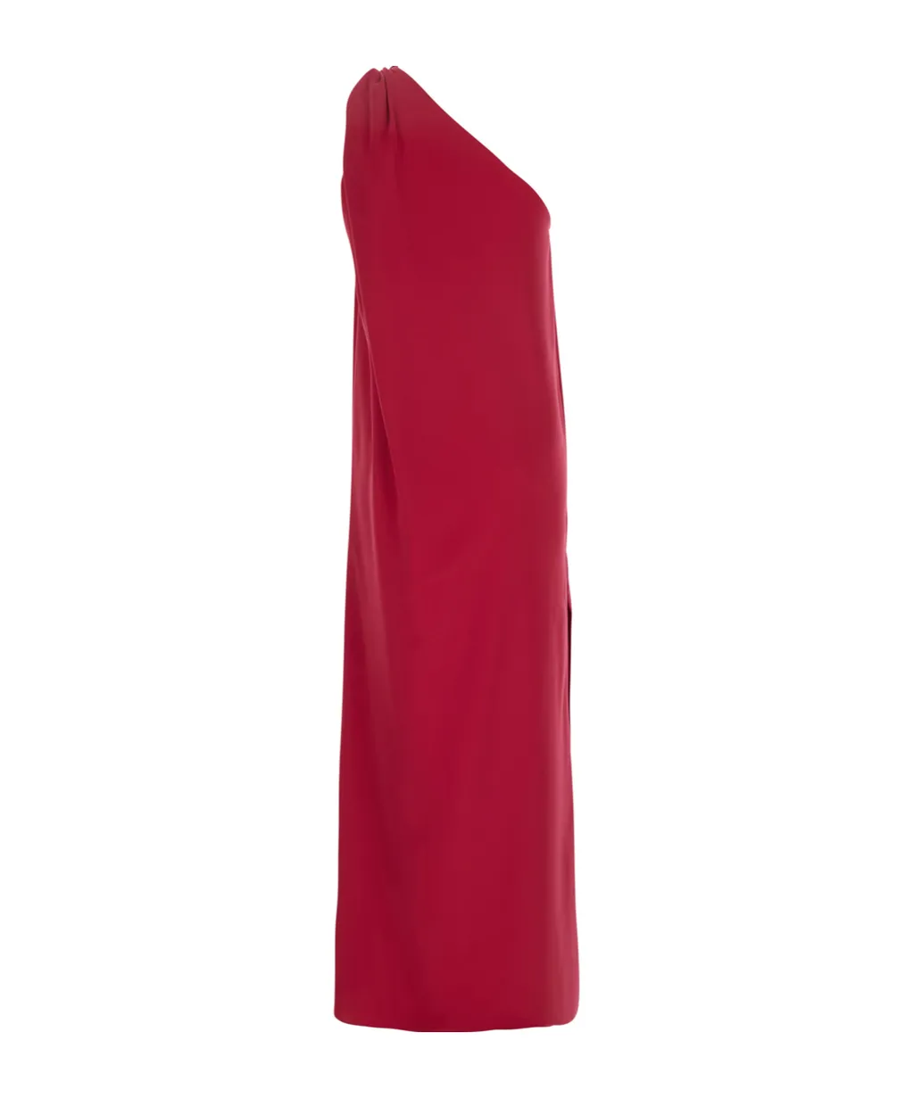 P.A.R.O.S.H. One-Shoulder Draped Dress