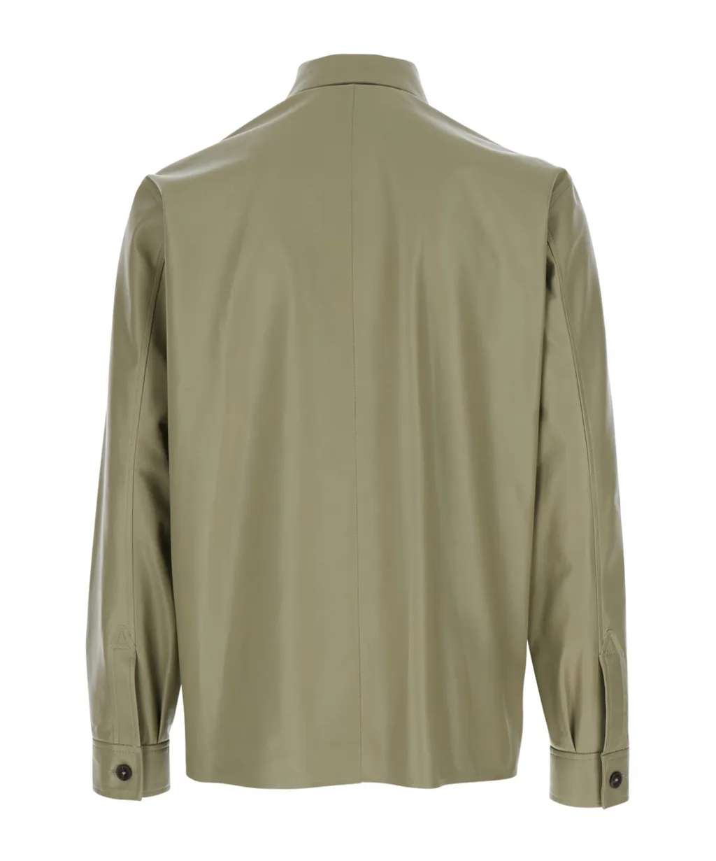 Arma Classic Collar Shirt With Contrast Buttons