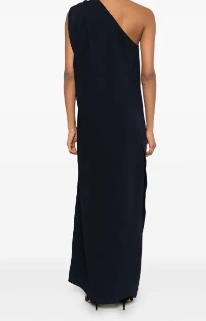 P.A.R.O.S.H. One-Shoulder Draped Dress