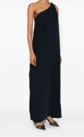 P.A.R.O.S.H. One-Shoulder Draped Dress