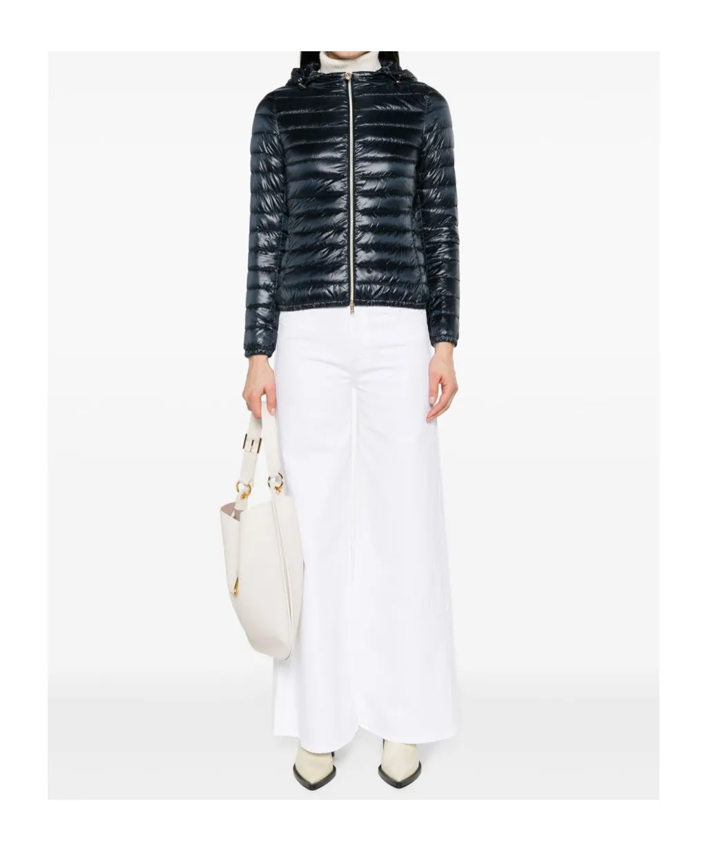 Herno Zip-Up Hooded Down Jacket