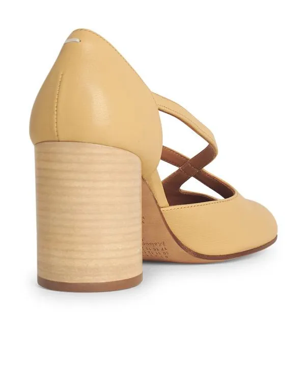 80Mm Tabi Straps Pumps
