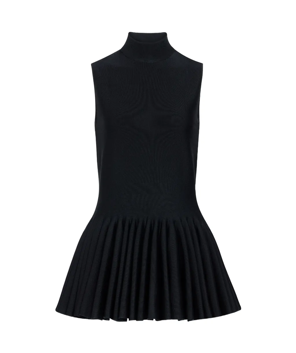 AlaÏA Godet Sleeveless Top