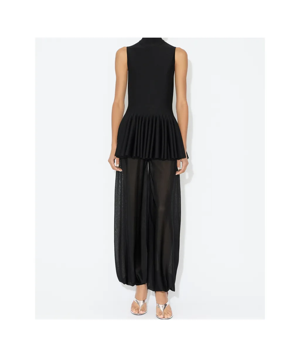 AlaÏA Godet Sleeveless Top