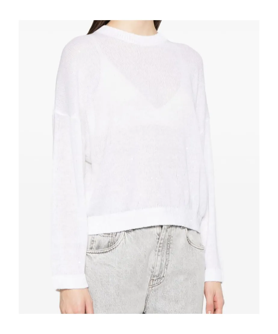 Sequin-Embellished Sweater