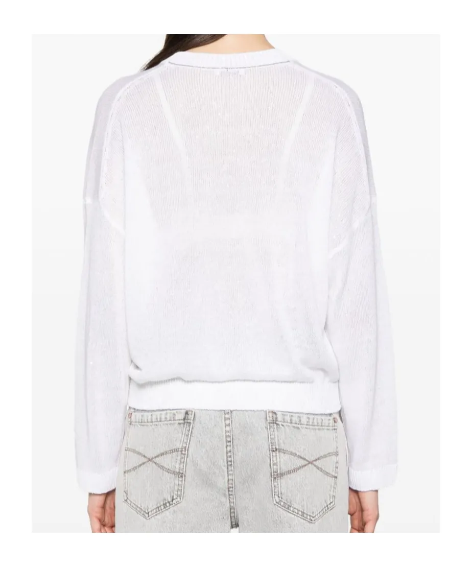 Sequin-Embellished Sweater