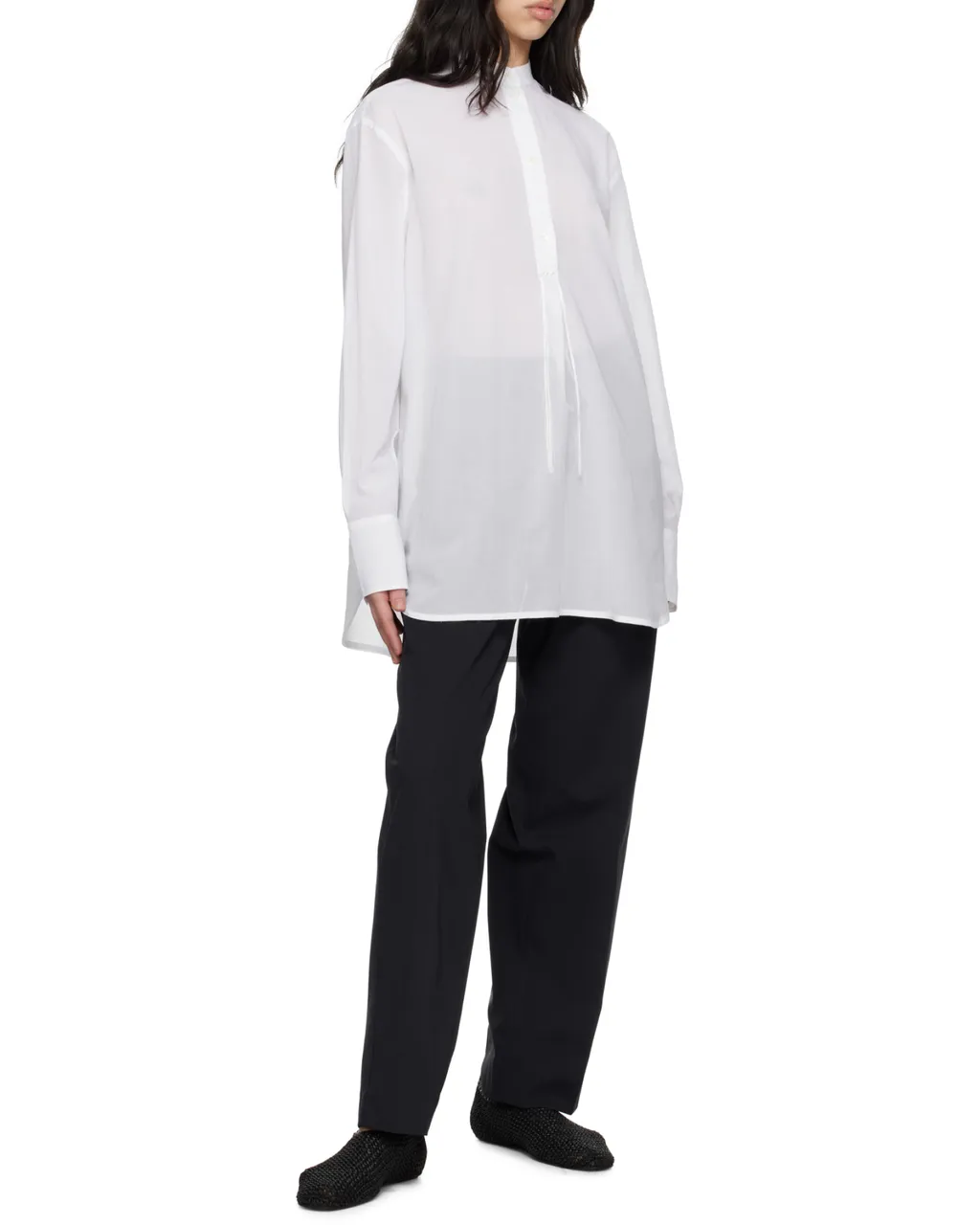 Long-Sleeve Button-Up Shirt