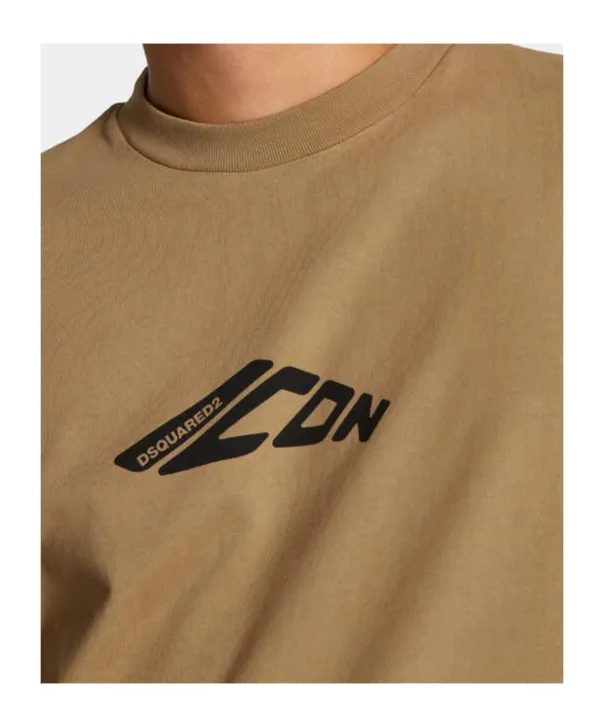 Dsquared2 Icon Logo Printed Crewneck T-Shirt