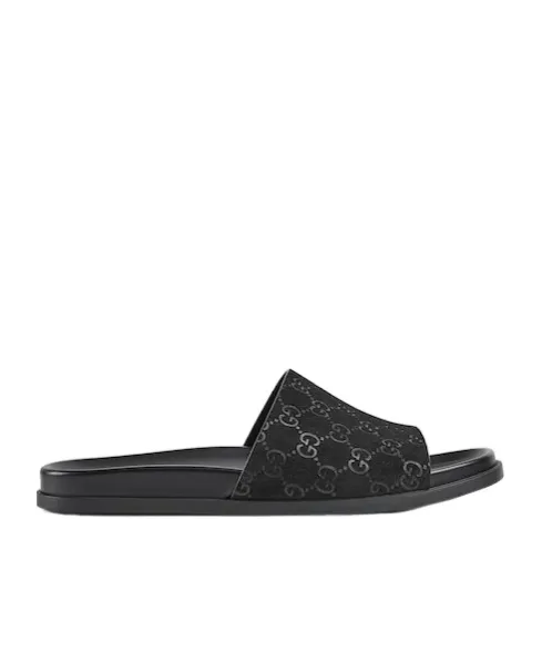Gucci Logo Detailed Slide Sandals