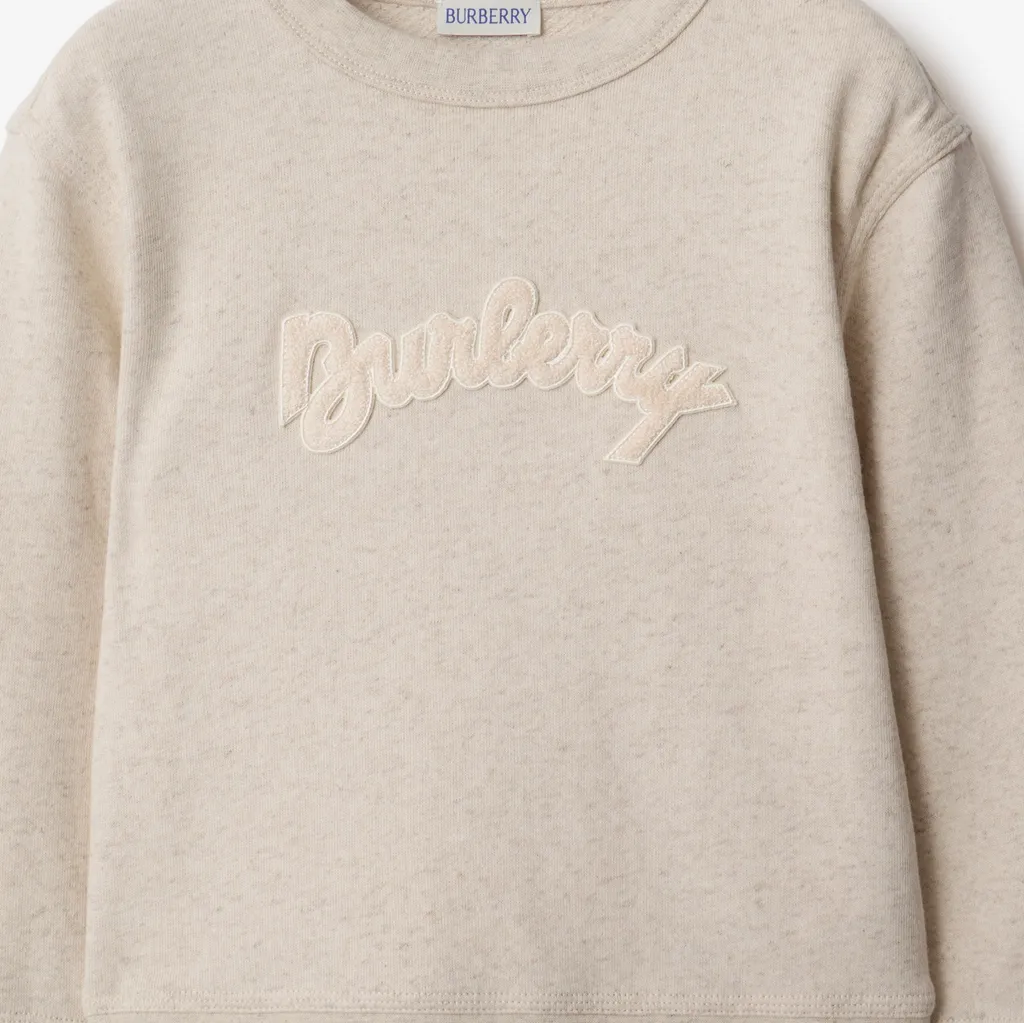 Burberry Kids Logo Patch Sweatshirt