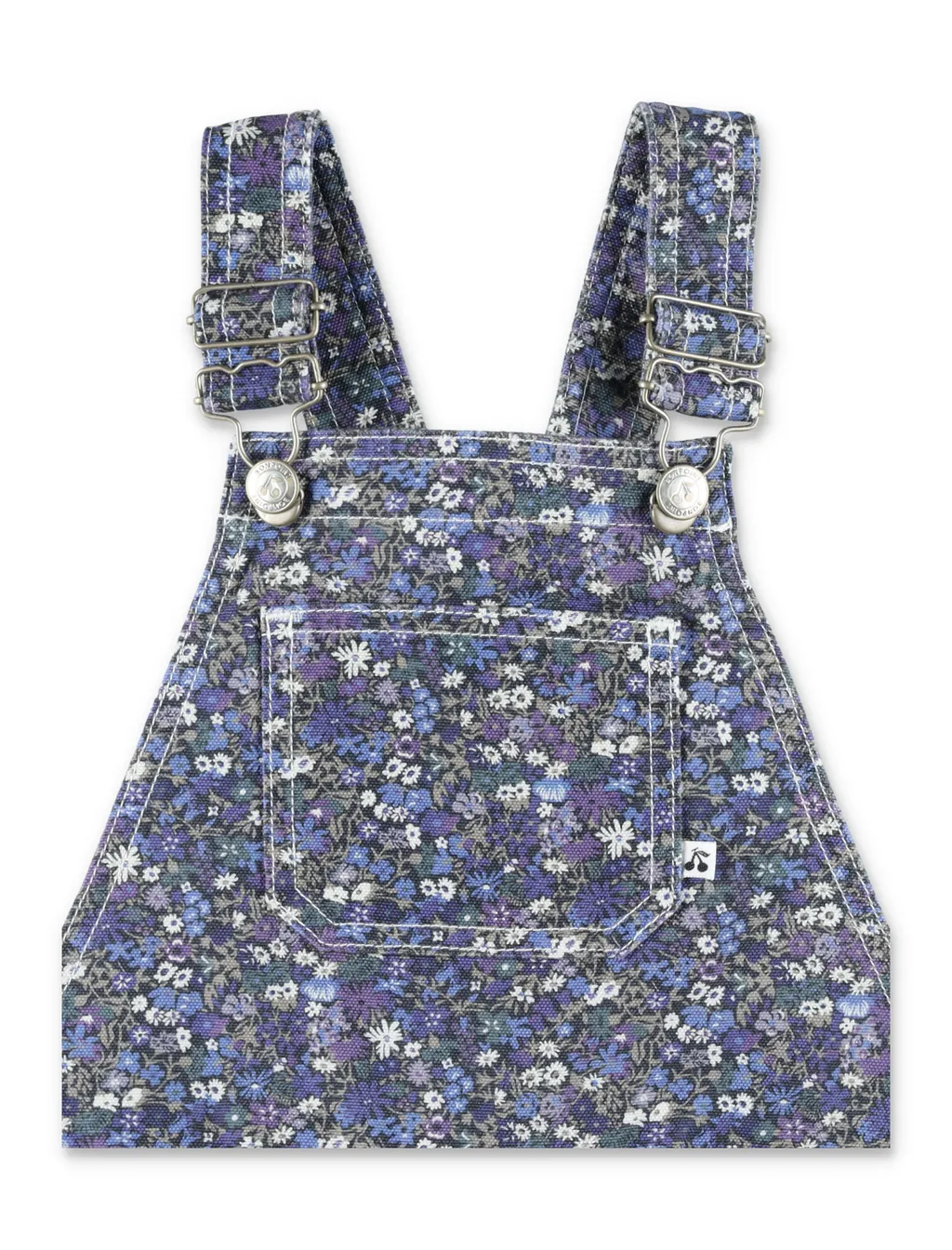 Bonpoint Floral-Printed Short Overalls