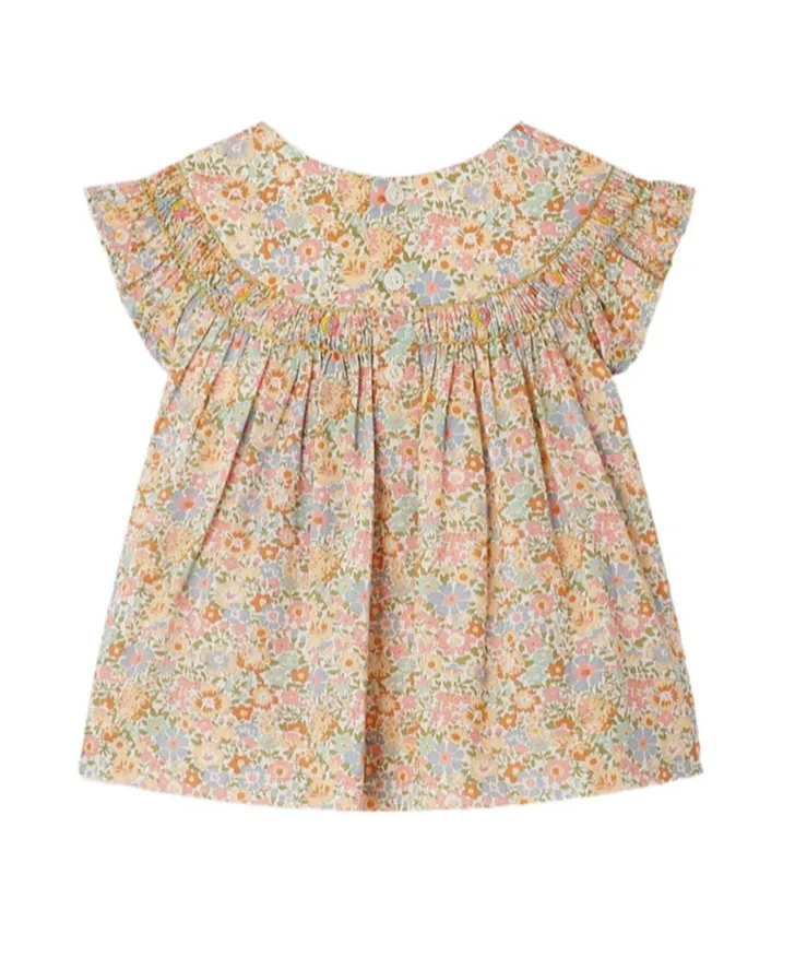 Bonpoint Eliotine Smocked Blouse