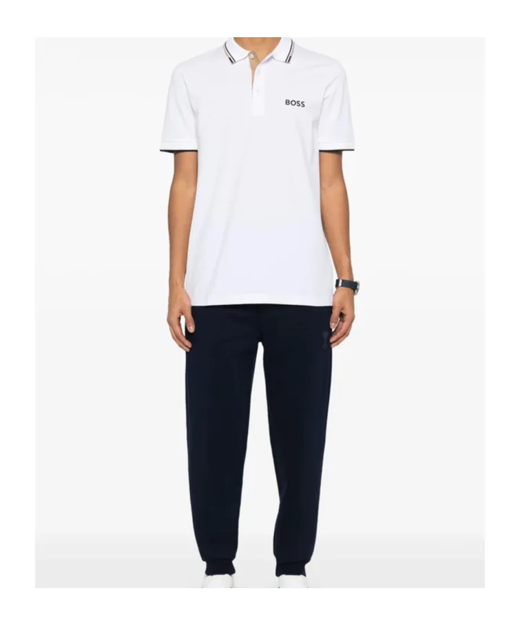 Boss Hugo Boss Logo Embroidered Short-Sleeved Polo Shirt