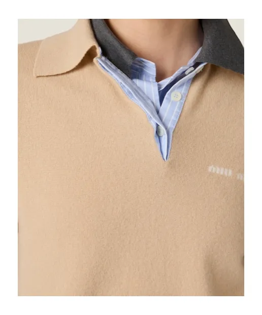 Cashmere Polo Sweater