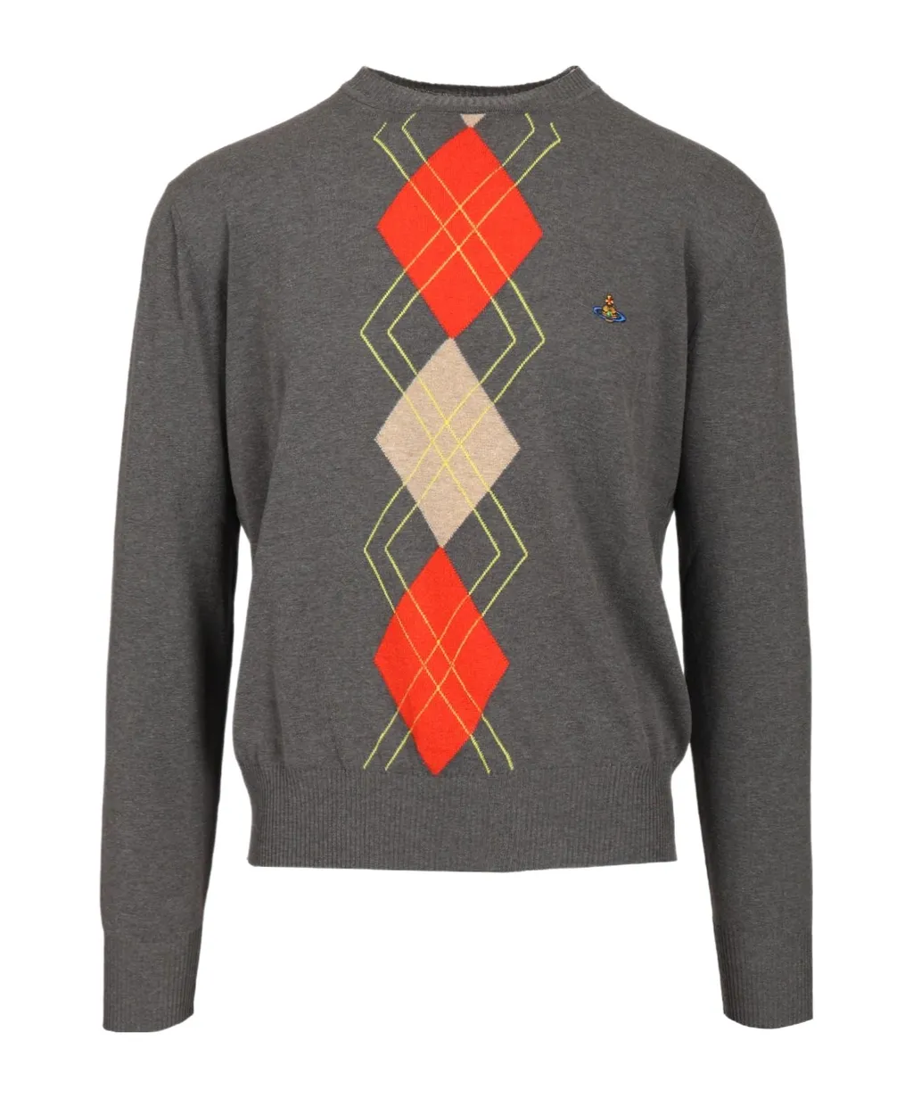 Vivienne Westwood Logo Embroidered Crewneck Jumper