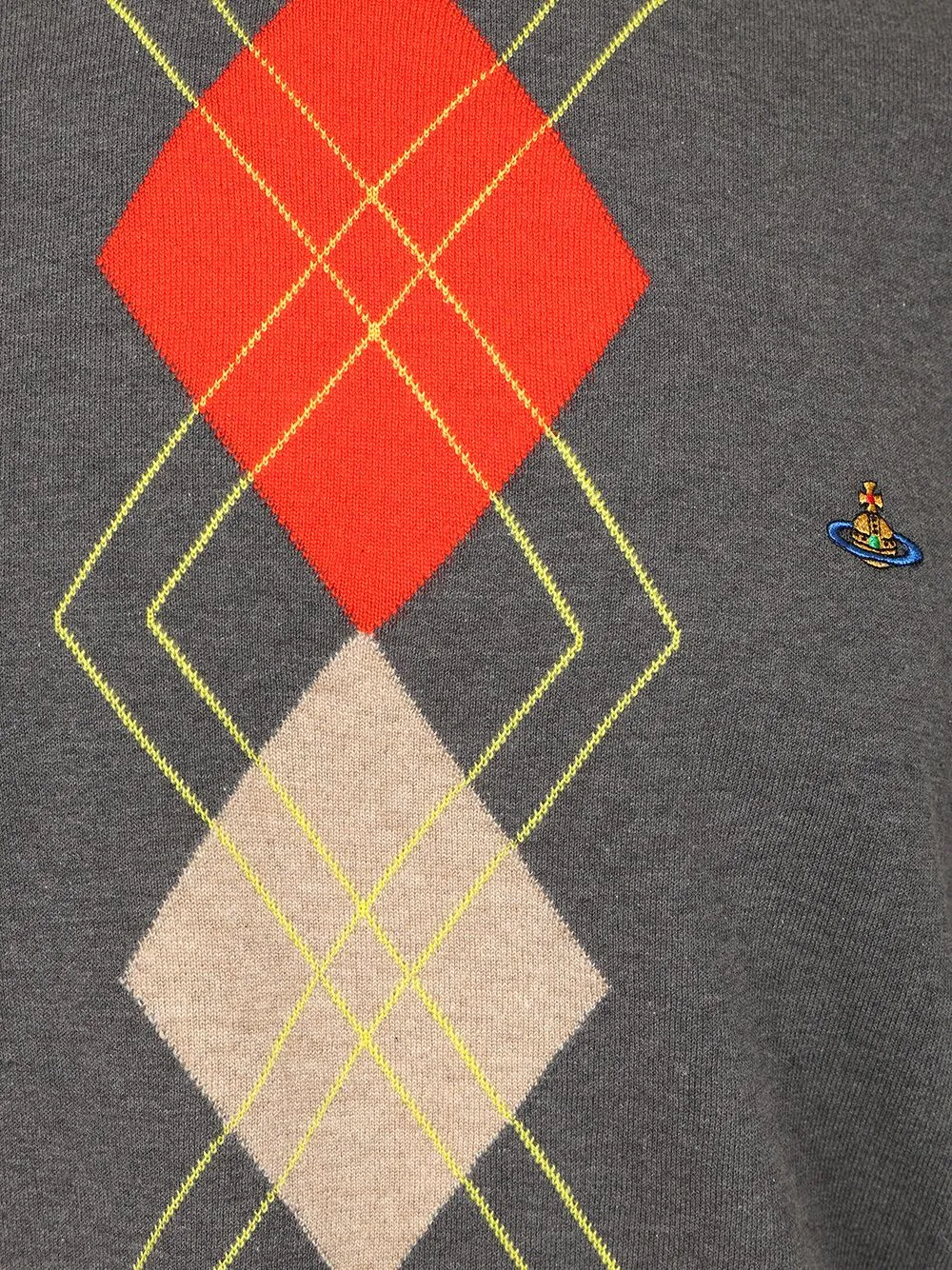 Vivienne Westwood Logo Embroidered Crewneck Jumper