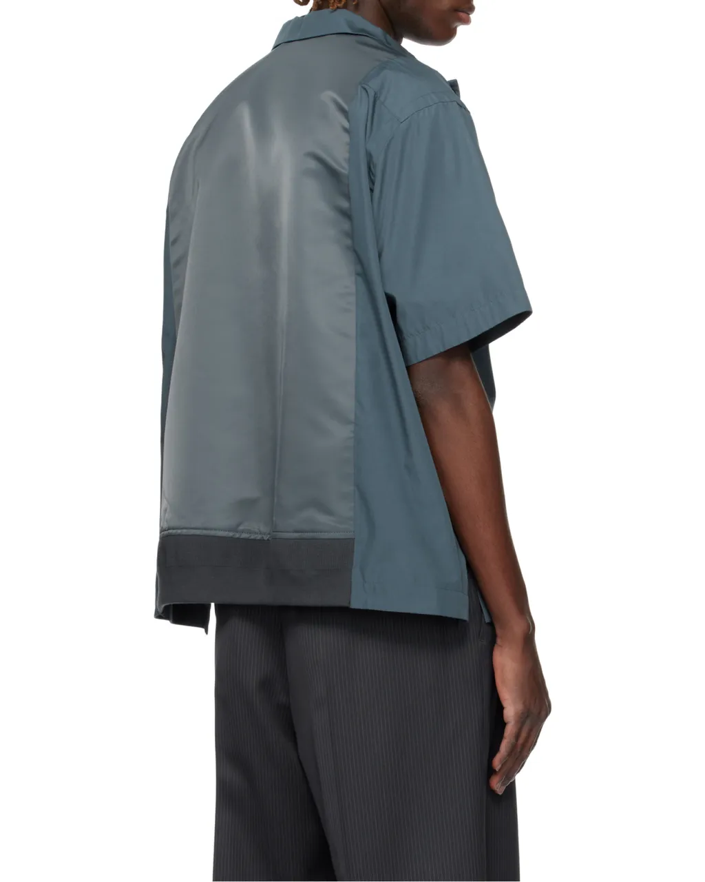 Sacai Short Sleeved Panelled Shirt