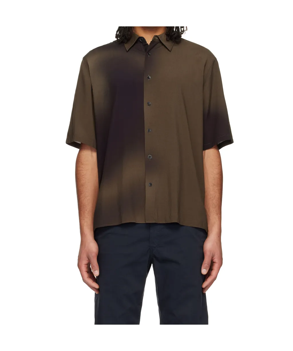 Brown Dalton Printed Shirt