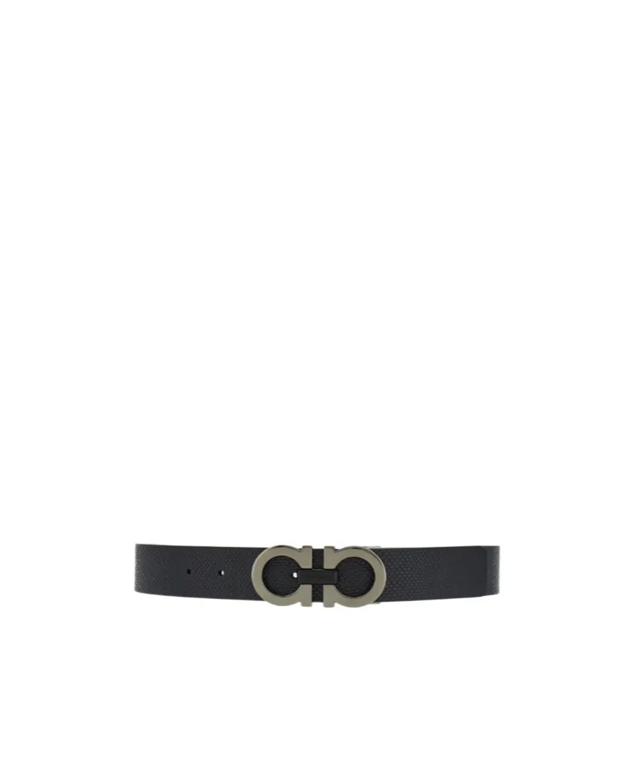 Ferragamo Logo Engraved Buckled Belt