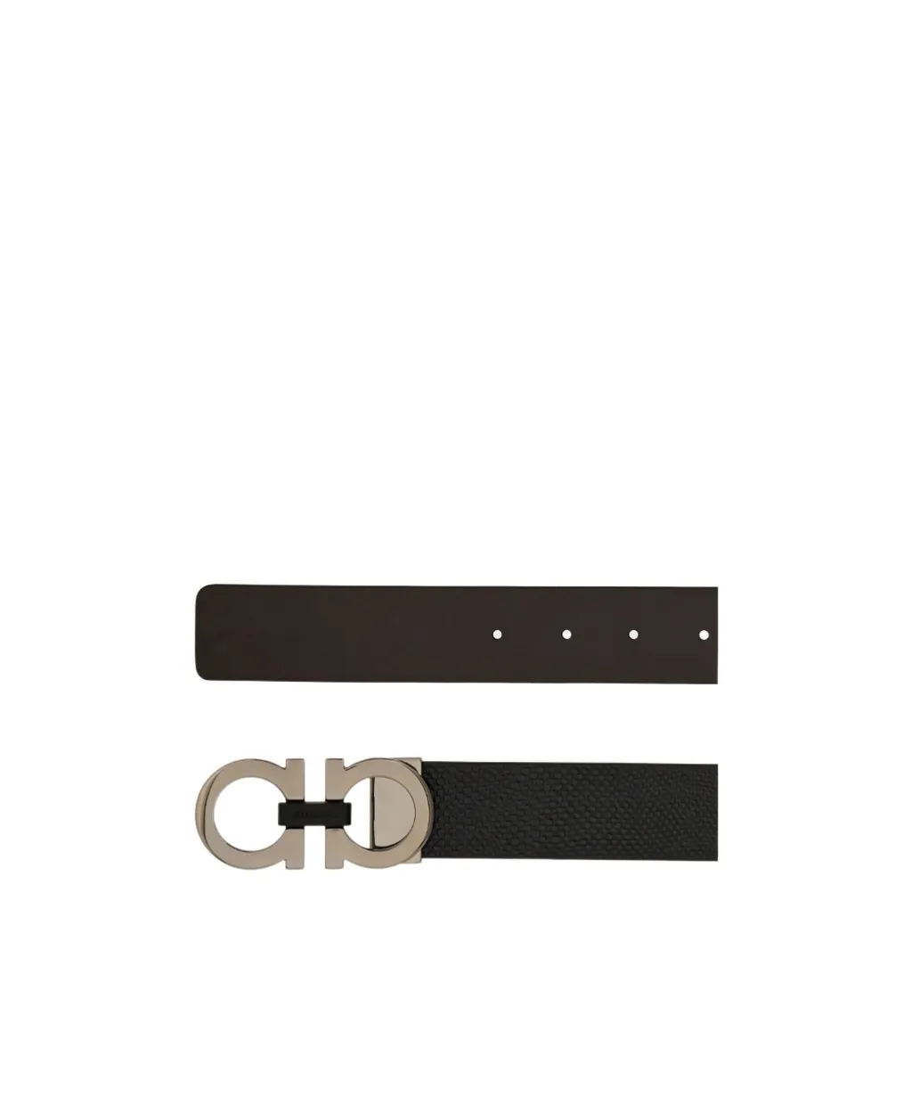 Ferragamo Logo Engraved Buckled Belt