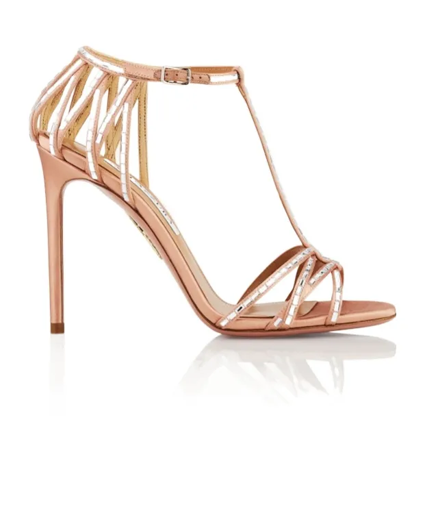Aquazzura Forever More Embellished Sandals