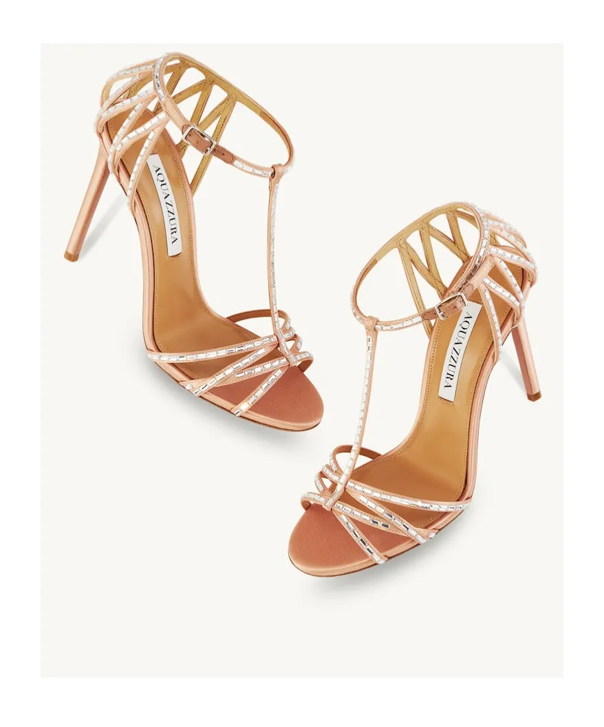 Aquazzura Forever More Embellished Sandals