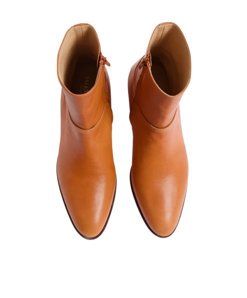Valentino Pat Almond Toe Ankle Boots