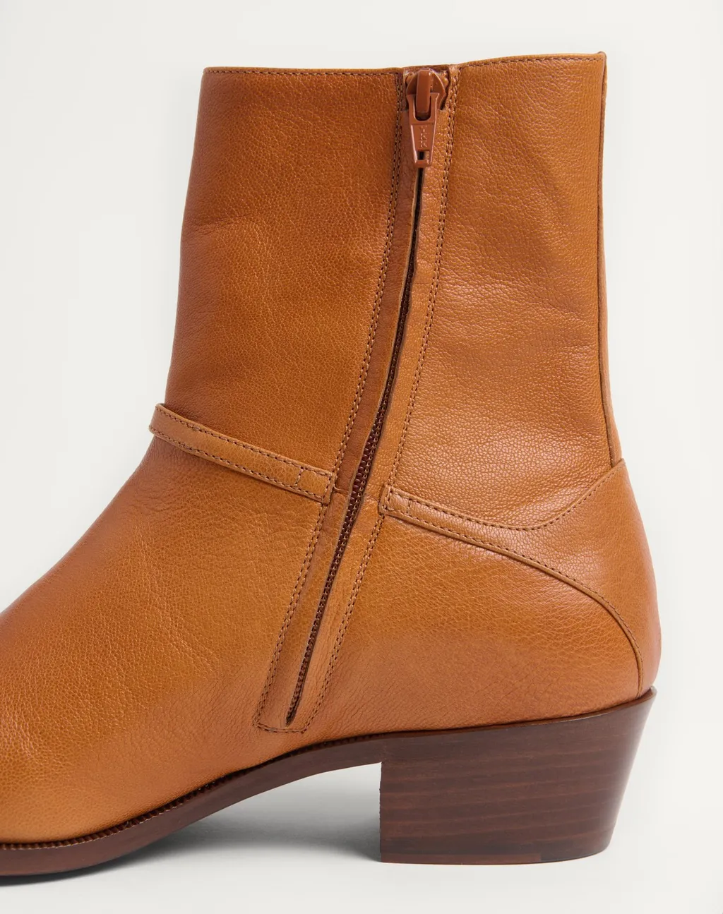 Valentino Pat Almond Toe Ankle Boots