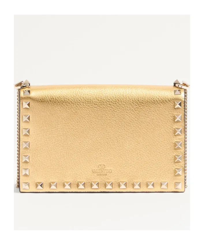 Valentino Garavani Rockstud Foldover Top Mini Shoulder Bag