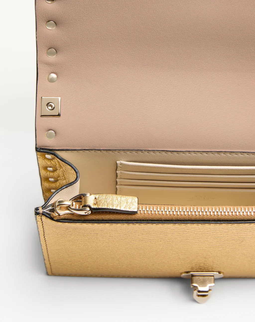 Valentino Garavani Rockstud Foldover Top Mini Shoulder Bag