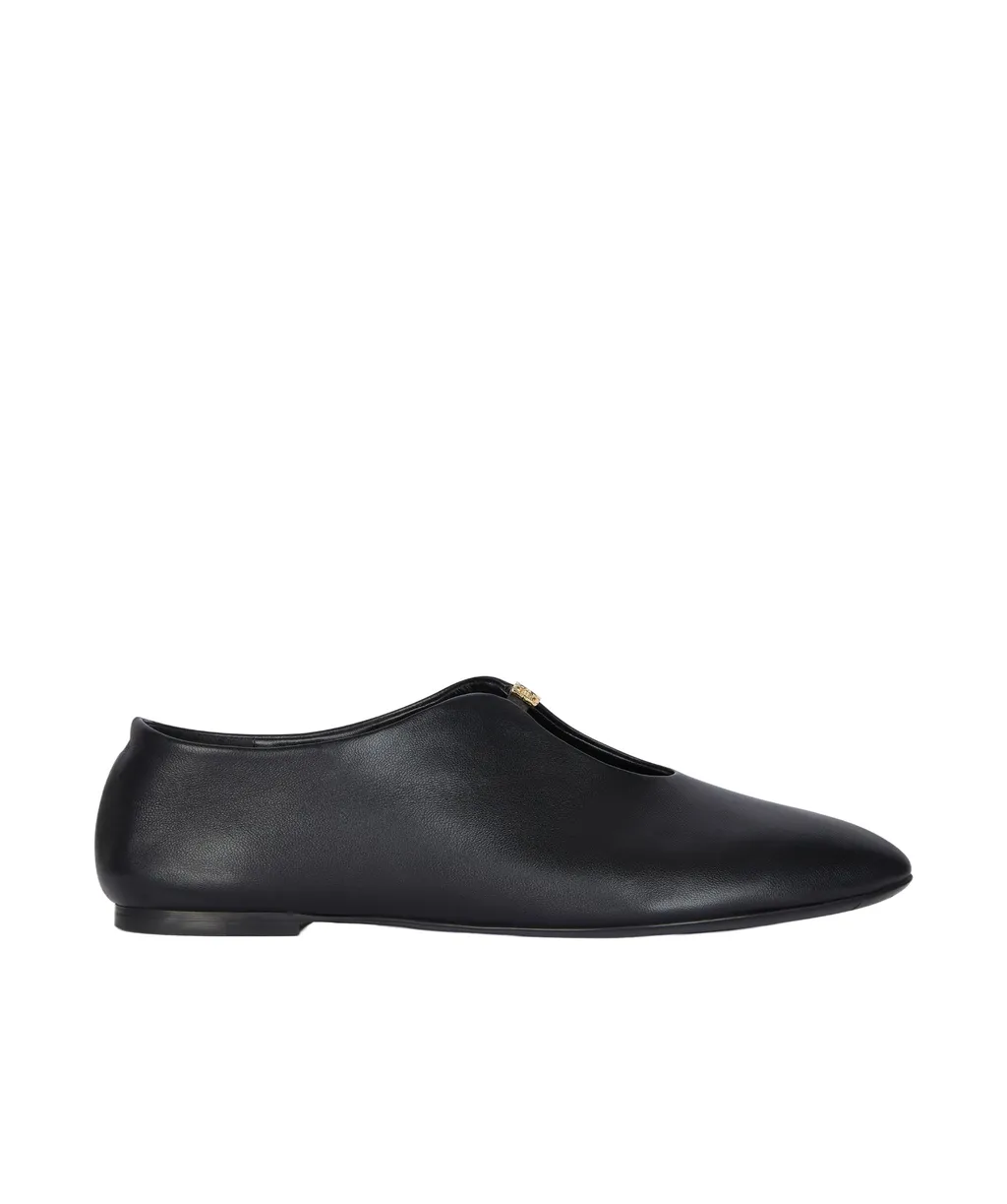 Givenchy 4G Liquid Round-Toe Ballet Flats